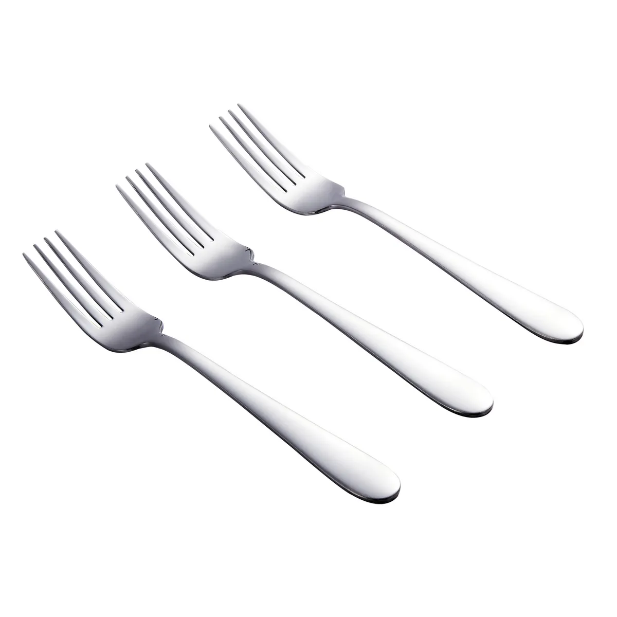 JUST HOME COLLECTION - Set de 3 Tenedores Cena Just Home Collection Inoxidable Plateado