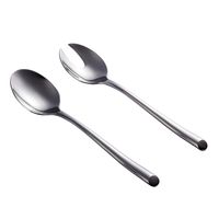 Set 2 Cubiertos Ensalada Plateado