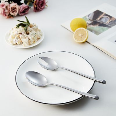Imagen 2 del producto Set 2 Cubiertos Ensalada Plateado