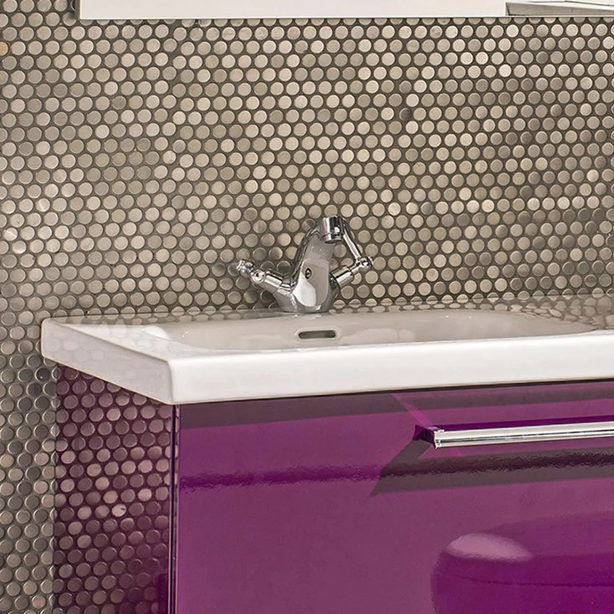 FAS - Monoblock Lavamanos Texas Gris