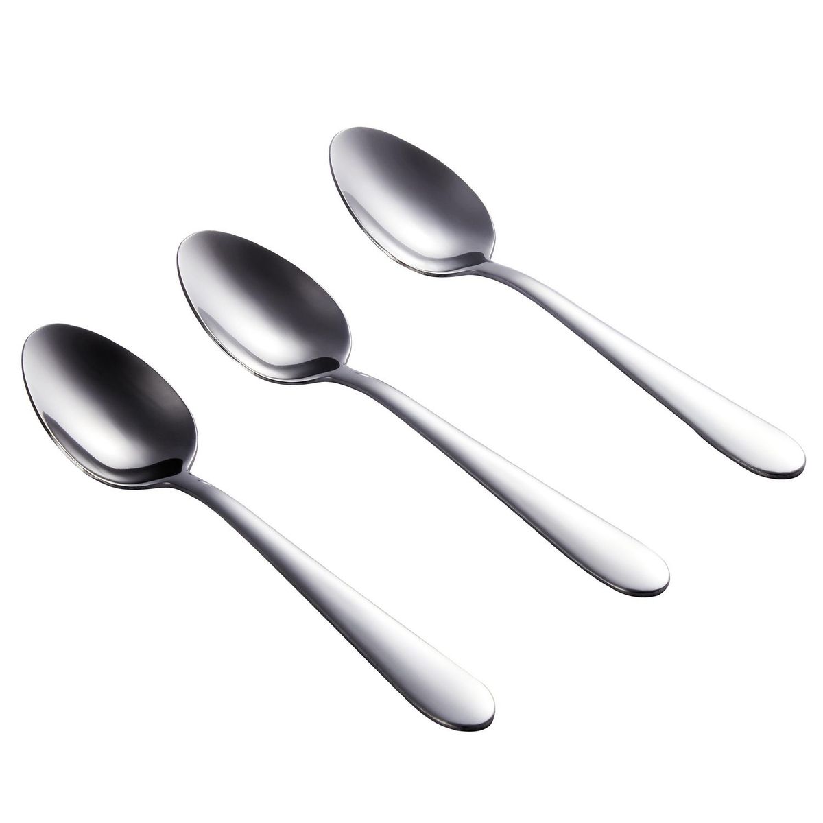 JUST HOME COLLECTION - Set de 3 Cucharas Cena Just Home Collection Inoxidable Plateado