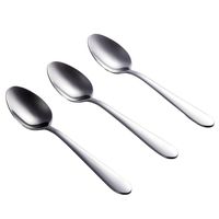 Set de 3 Cucharas Cena Inoxidable Plateado