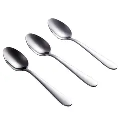 JUST HOME COLLECTION - Set de 3 Cucharas Cena Inoxidable Plateado