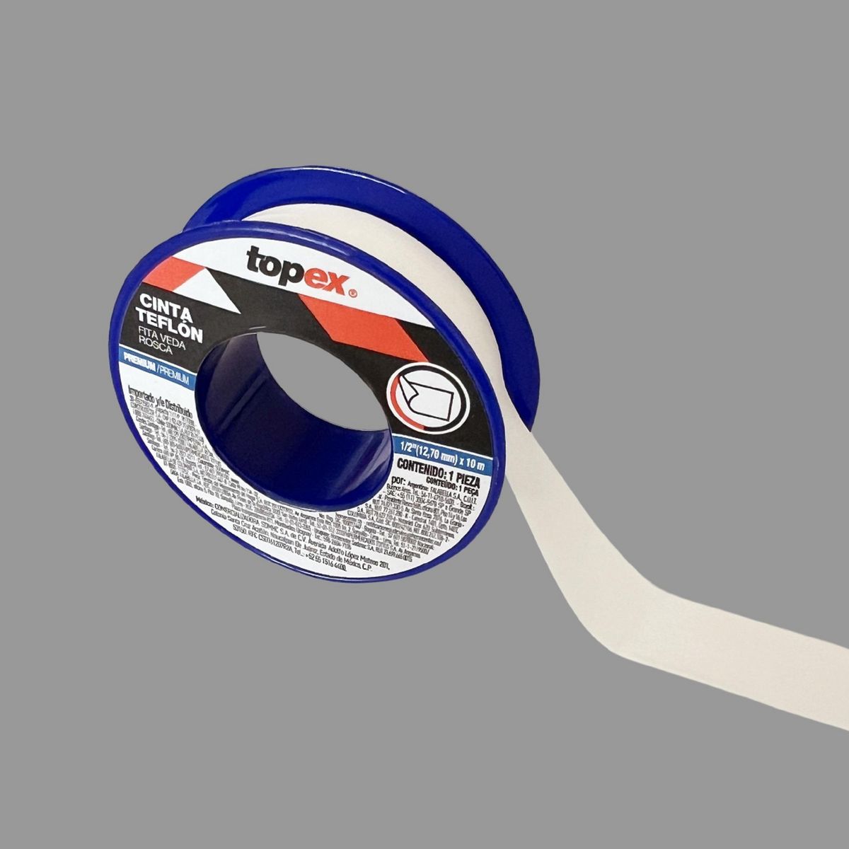 TOPEX - Cinta Teflón Agua 1/2 10 metros