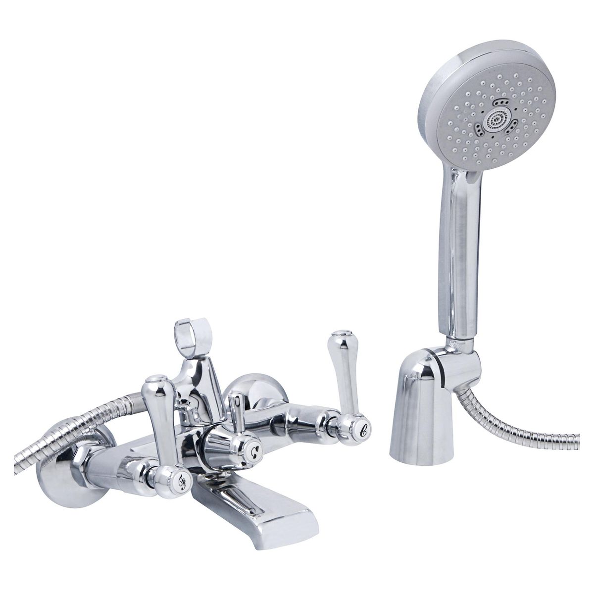 FAS - Juego de Tina Ducha Texas Cromado