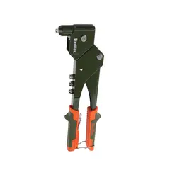 BAUKER - Remachadora cabeza giratoria 360º acero