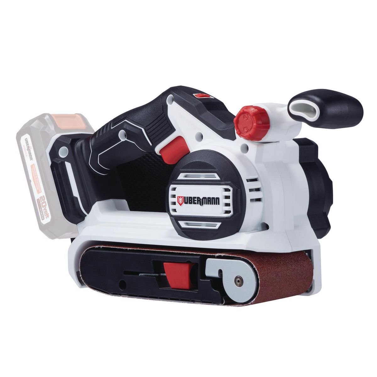 UBERMANN - Lijadora de Banda Inalámbrica 3x18" 20 V Brushless sin Batería