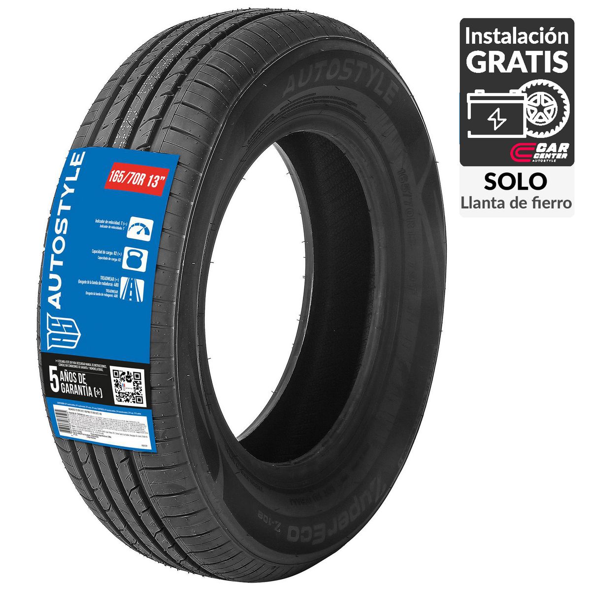 AUTOSTYLE - Neumático para Automóvil 165/70 R13