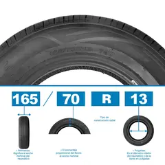 AUTOSTYLE - Neumático 165 70R13 79T Z-108