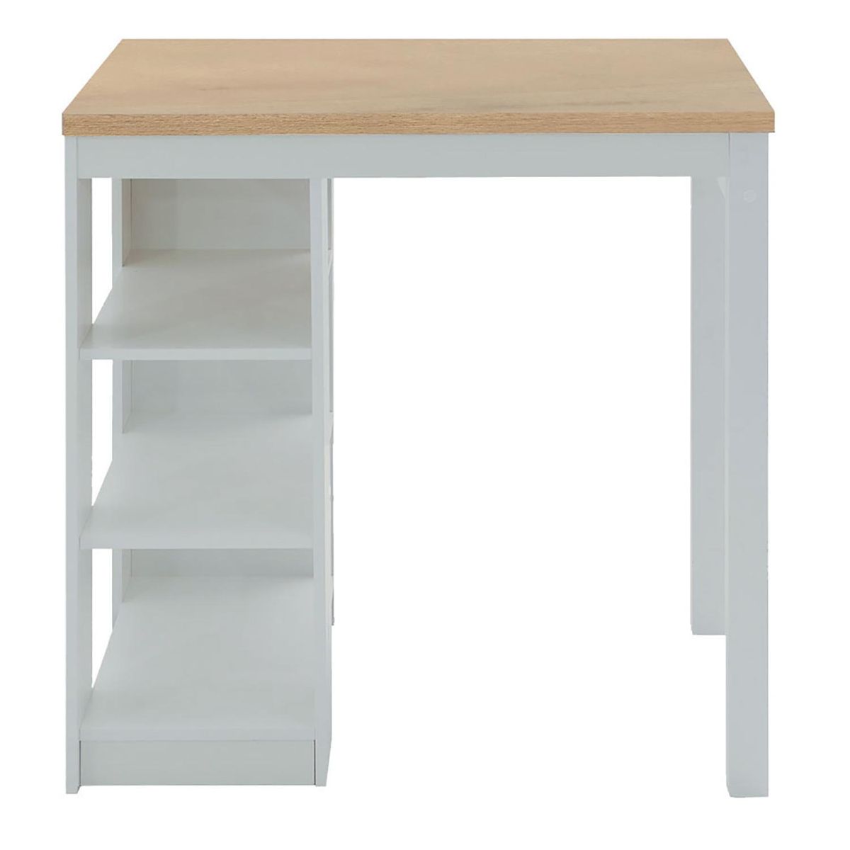 JUST HOME COLLECTION - Isla Mueble Cocina Boston Gris