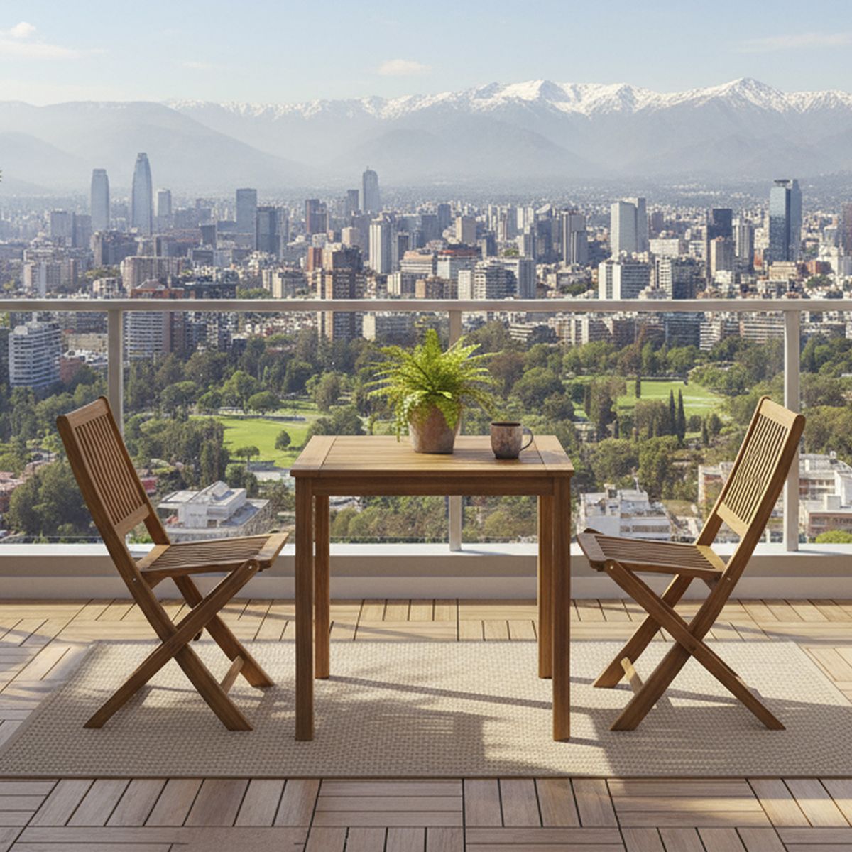 JUST HOME COLLECTION - Silla plegable Bristol madera