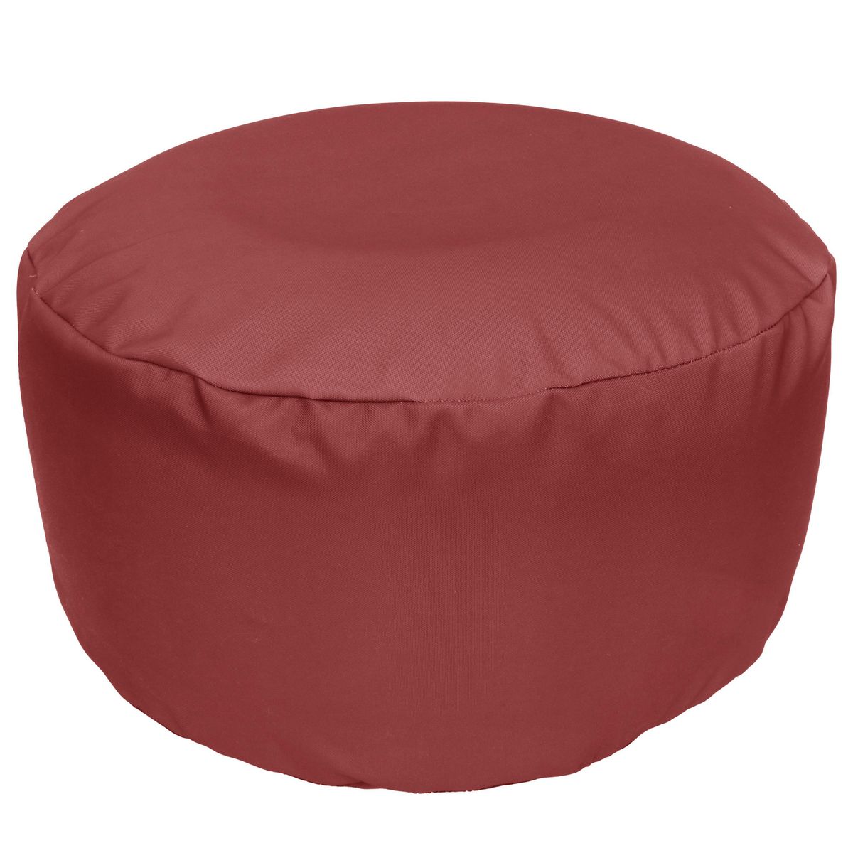 JUST HOME COLLECTION - Pouf Inflable para Terraza Tela TC23111334RD Rojo 25x55x55 cm