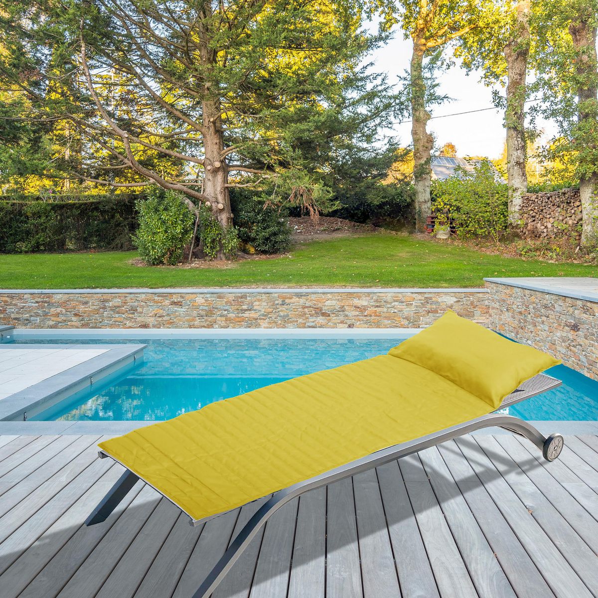 JUST HOME COLLECTION - Esterilla TC231113774 60x180 cm Poliéster Amarillo