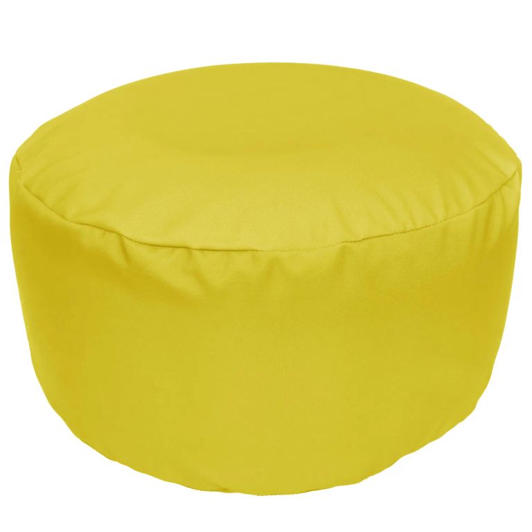 Pouf inflable 55x25 amarillo