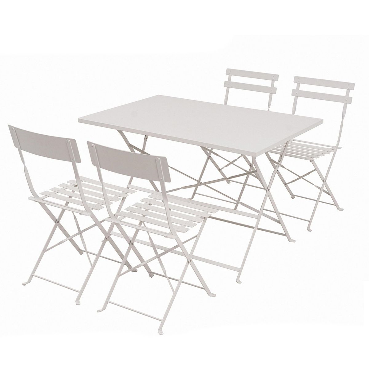 JUST HOME COLLECTION - Juego de Terraza Comedor Bergamo 4 Personas