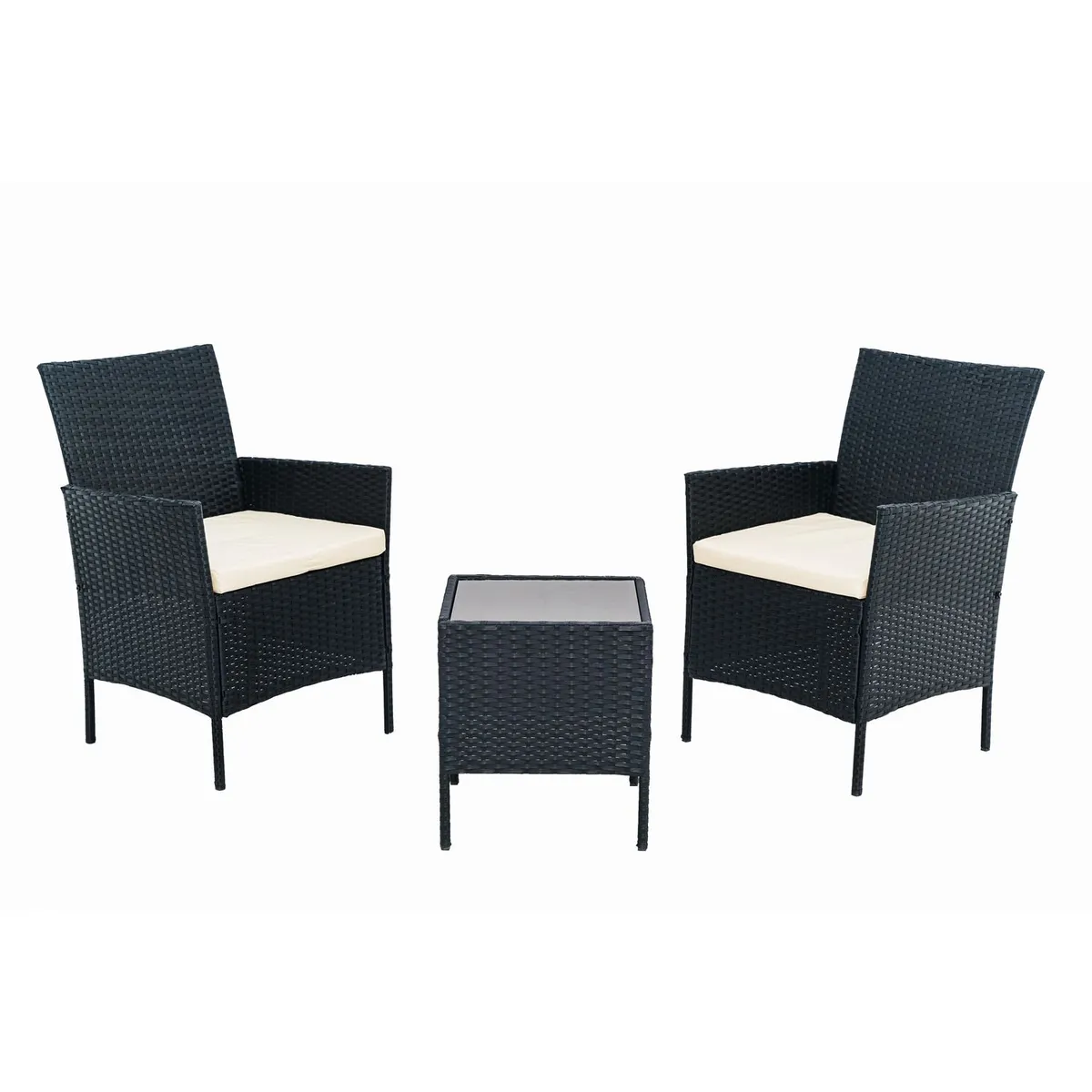 JUST HOME COLLECTION - Juego de balcón Arles 3 piezas