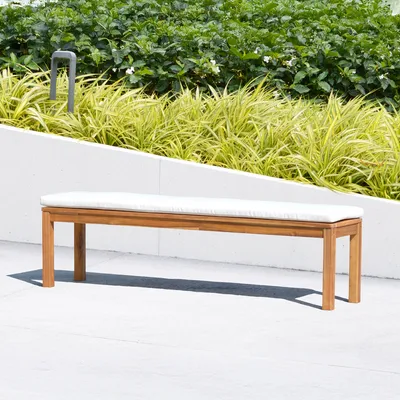 Imagen 2 del producto Banco con Cojín Madera 160x35x46 cm