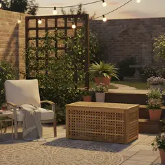 JUST HOME COLLECTION - Baúl para terraza 50x98x50 madera