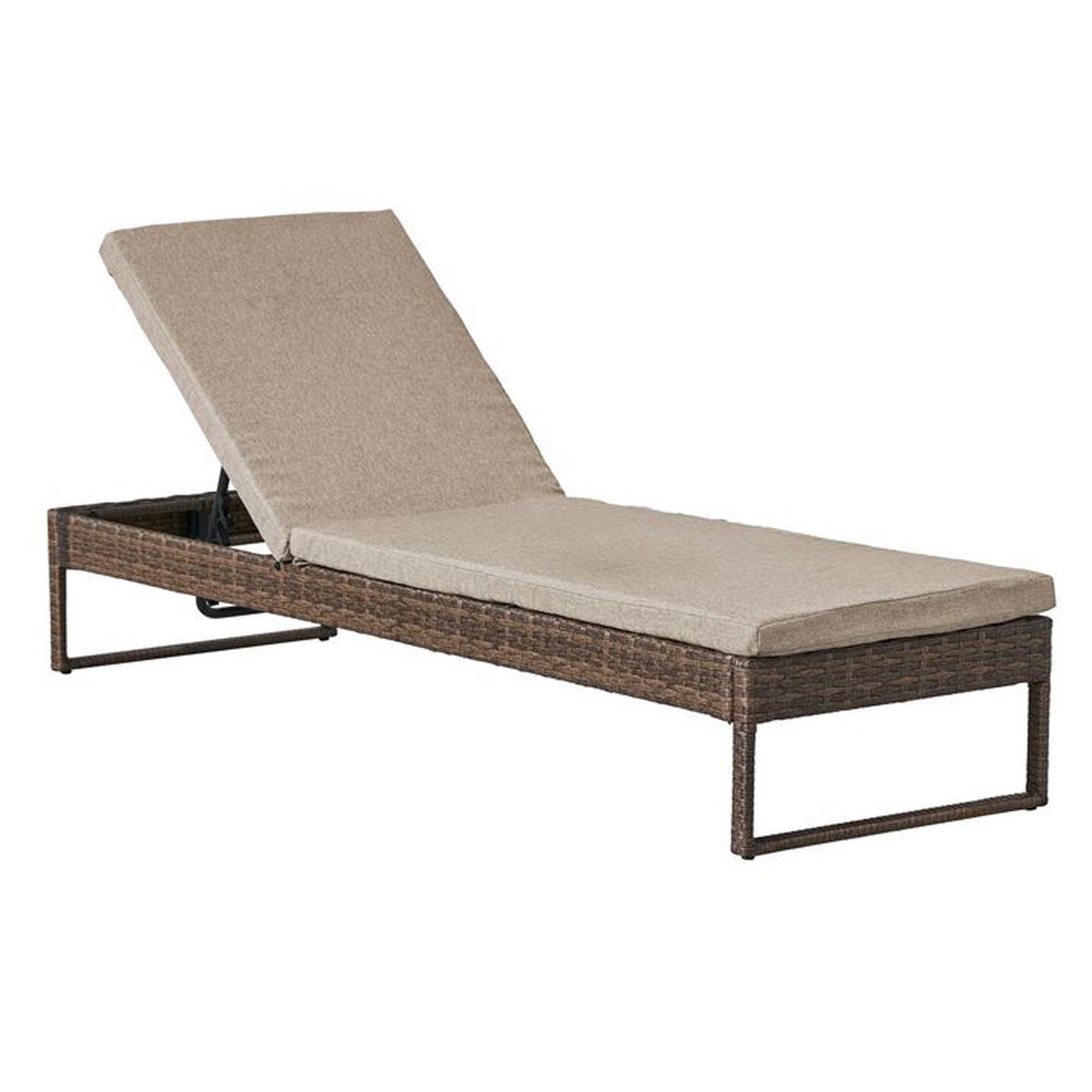 JUST HOME COLLECTION - Reposera Rattan Café