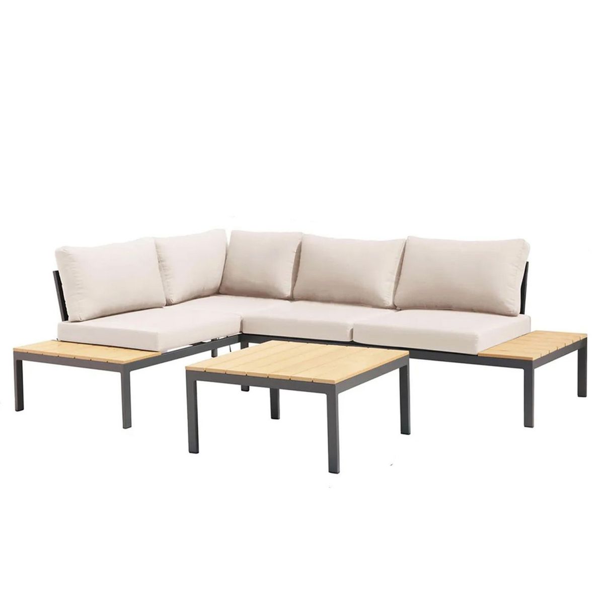 JUST HOME COLLECTION - Juego de living de terraza Saint John 3 piezas