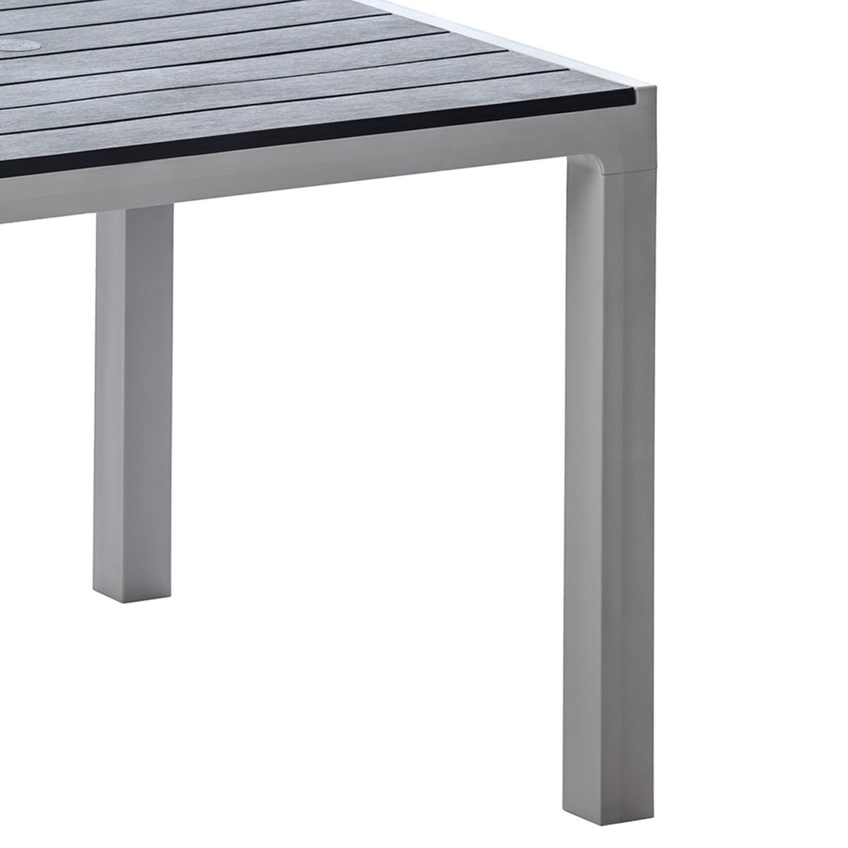 MQ - Mesa de Apoyo Cuadrada Polipropileno 90x74x90 cm Gris
