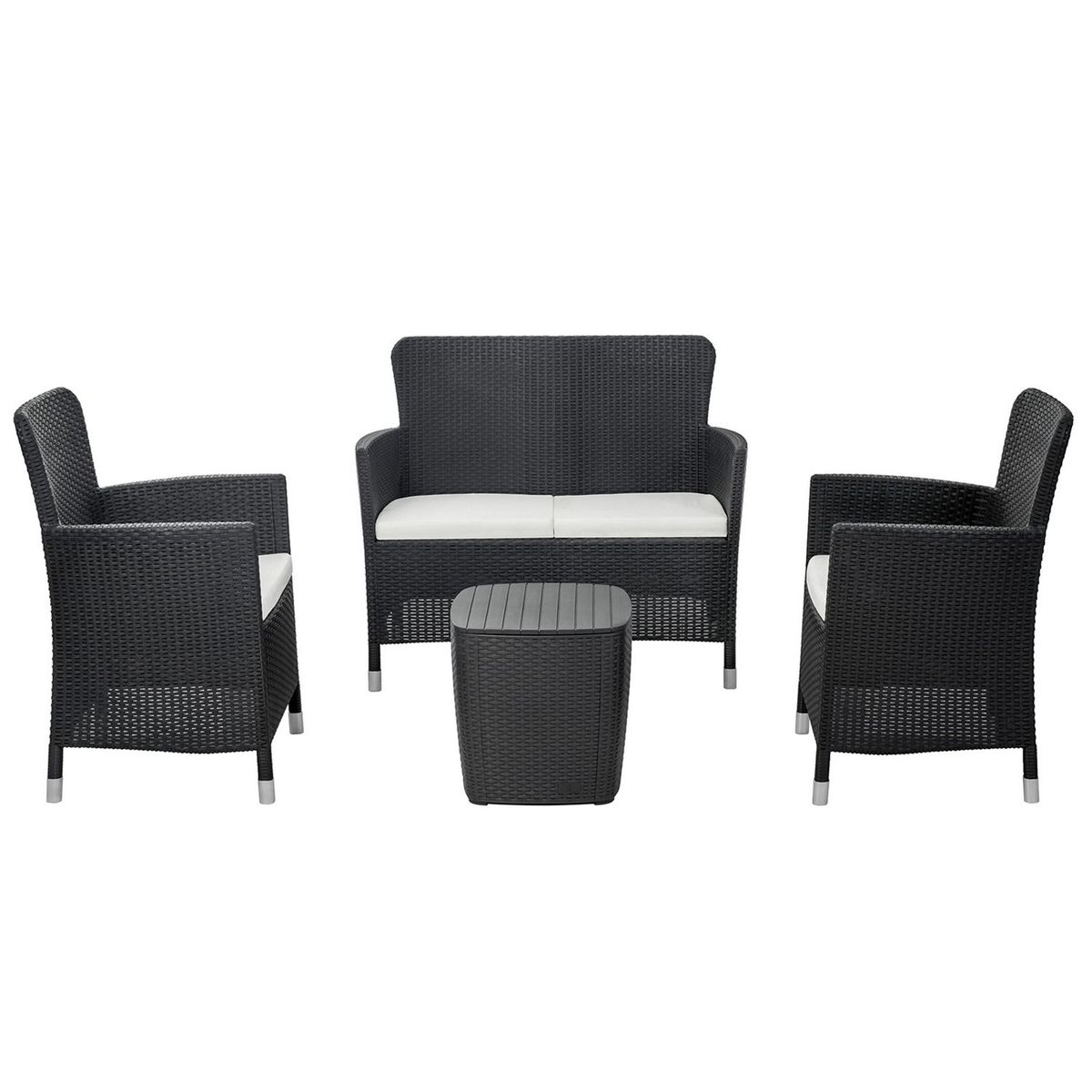 MQ - Juego de living de terraza Capri 4 piezas