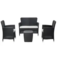 MQ - Juego de living de terraza Capri 4 piezas