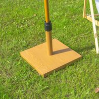 Base para quitasol look madera