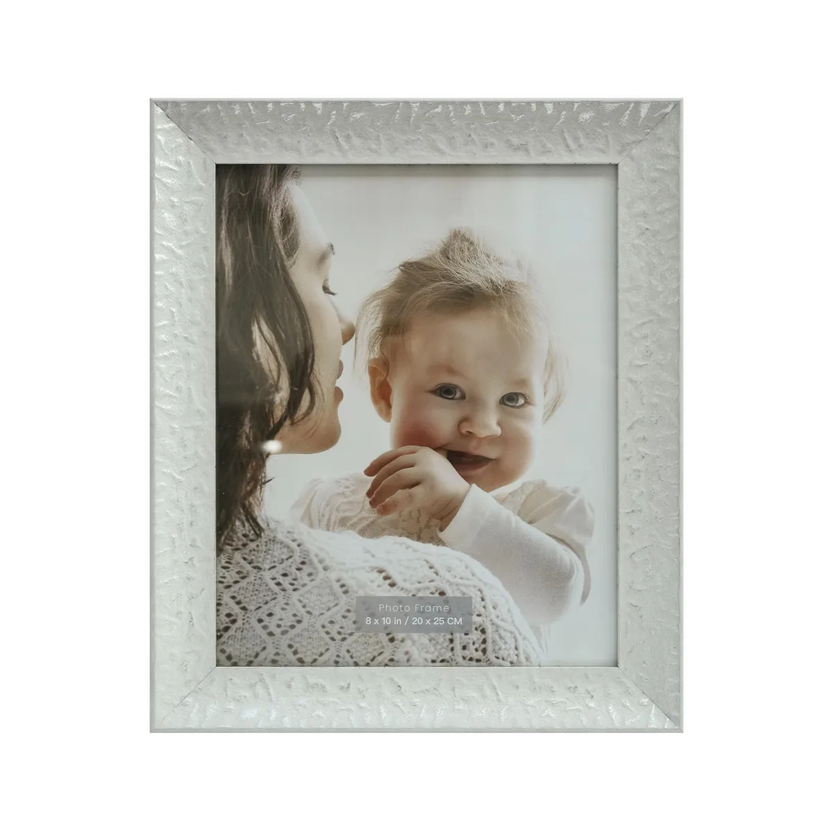 JUST HOME COLLECTION - Marco de Foto Antique 20x25 cm Blanco MDF