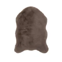 Bajada de Cama Rabbit 60x90 cm Poliéster Taupe