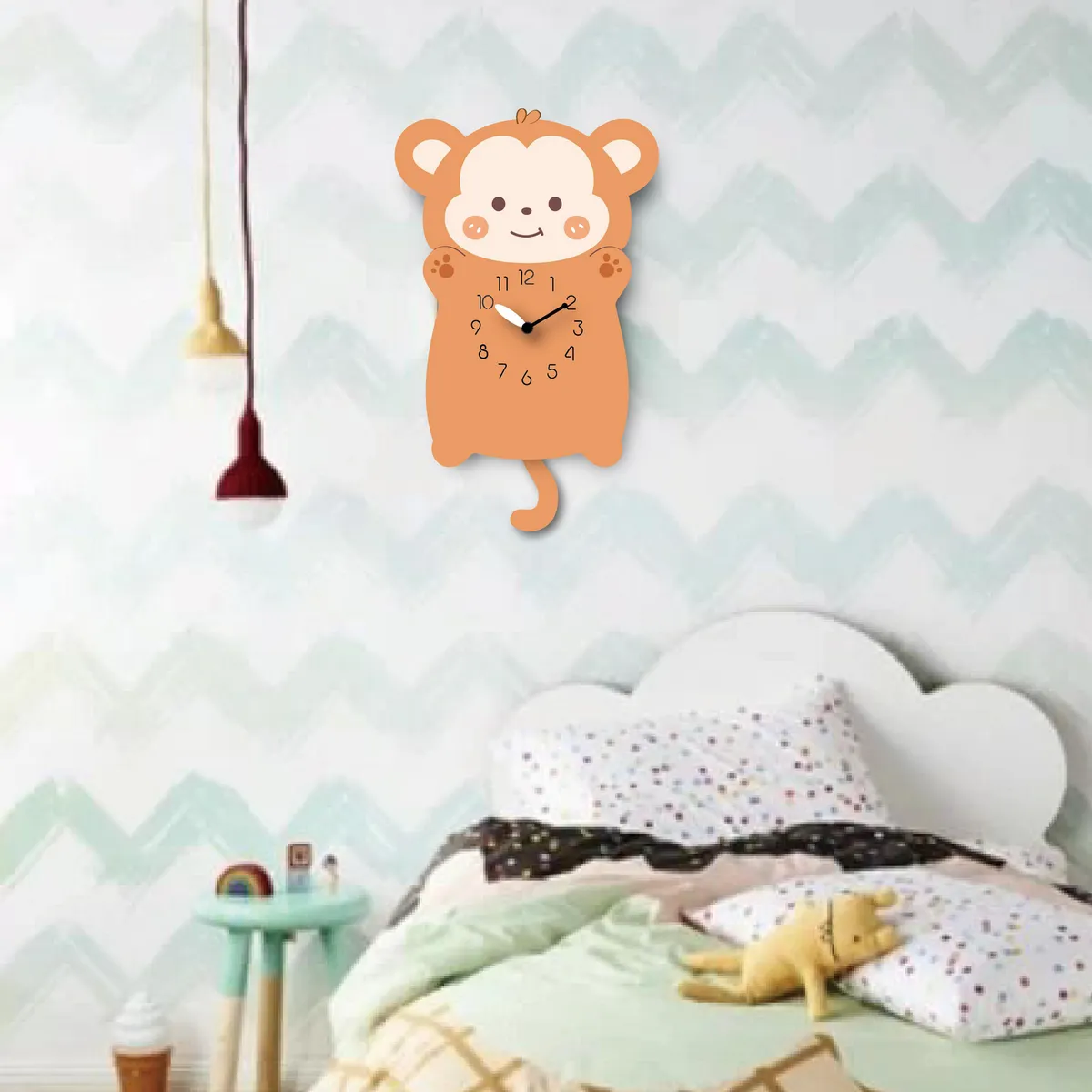 JUST HOME COLLECTION - Reloj de Pared Monito