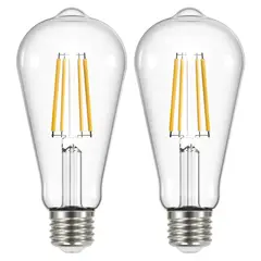 DAIRU - Pack 2 Ampolletas Led Fil 5 W E27 600 lm Luz Neutro