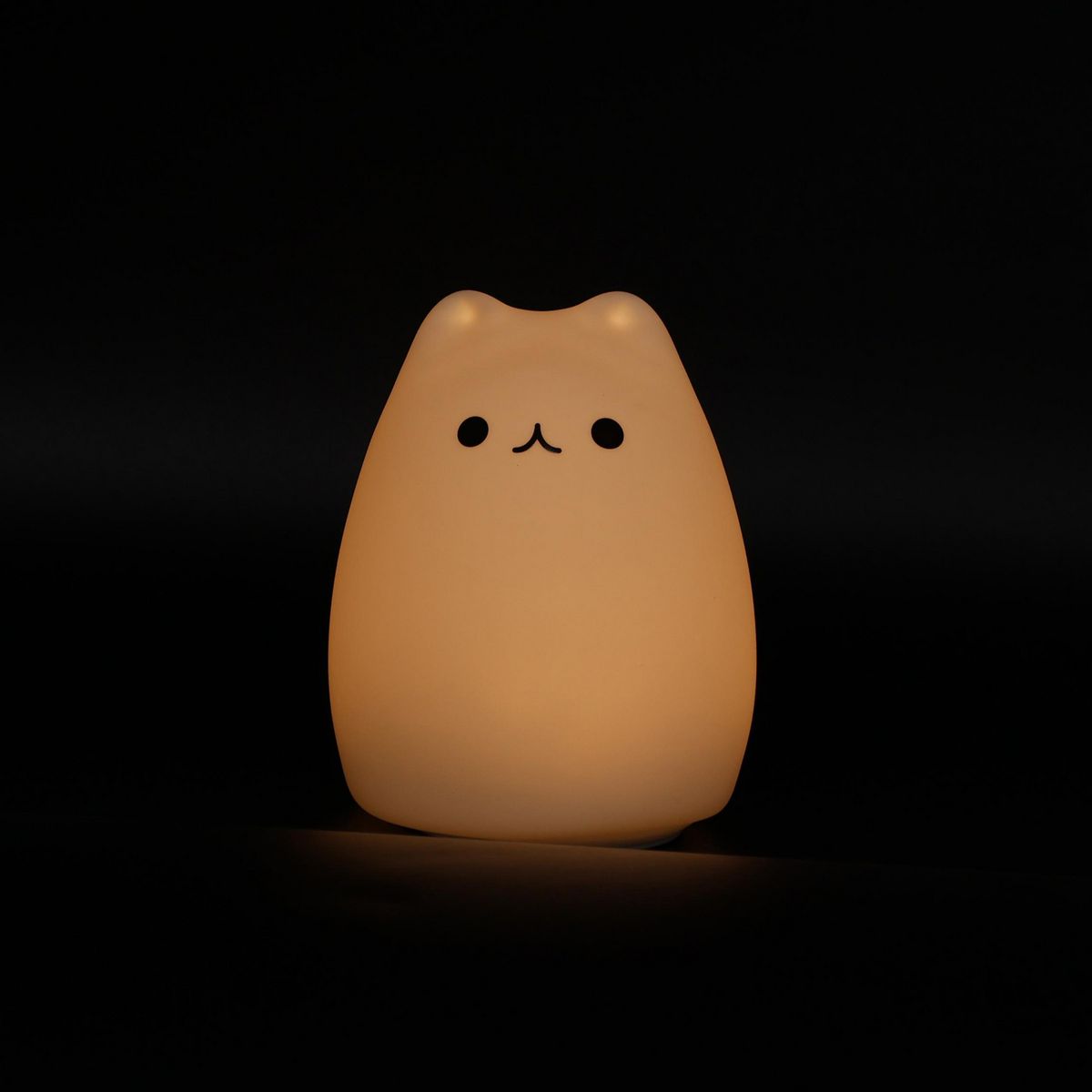 JUST HOME COLLECTION - Lámpara Led Gato Espantacuco Blanco 12.5x15.5 cm