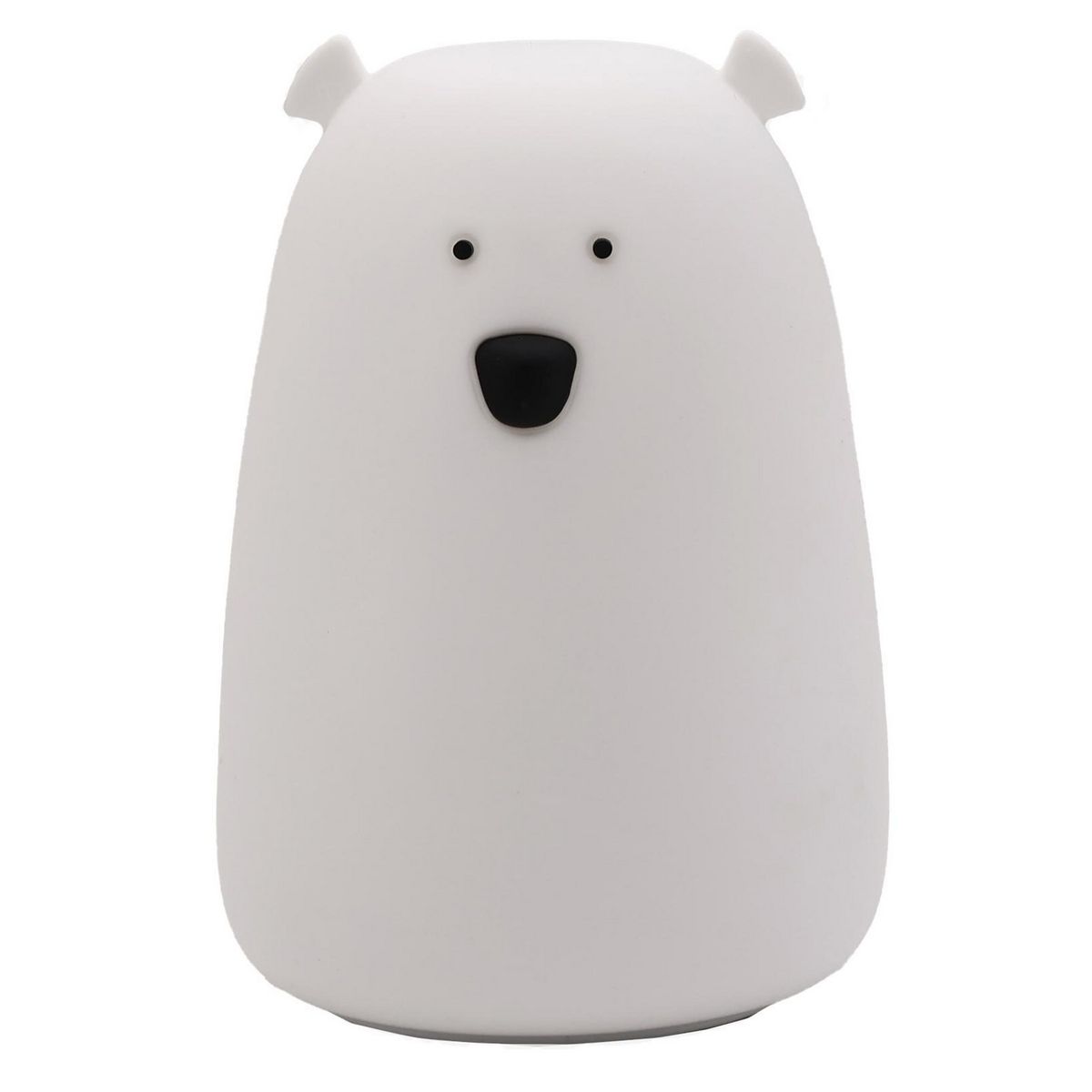 JUST HOME COLLECTION - Lámpara Led Oso Espantacuco Blanco 11.7x16.5 cm