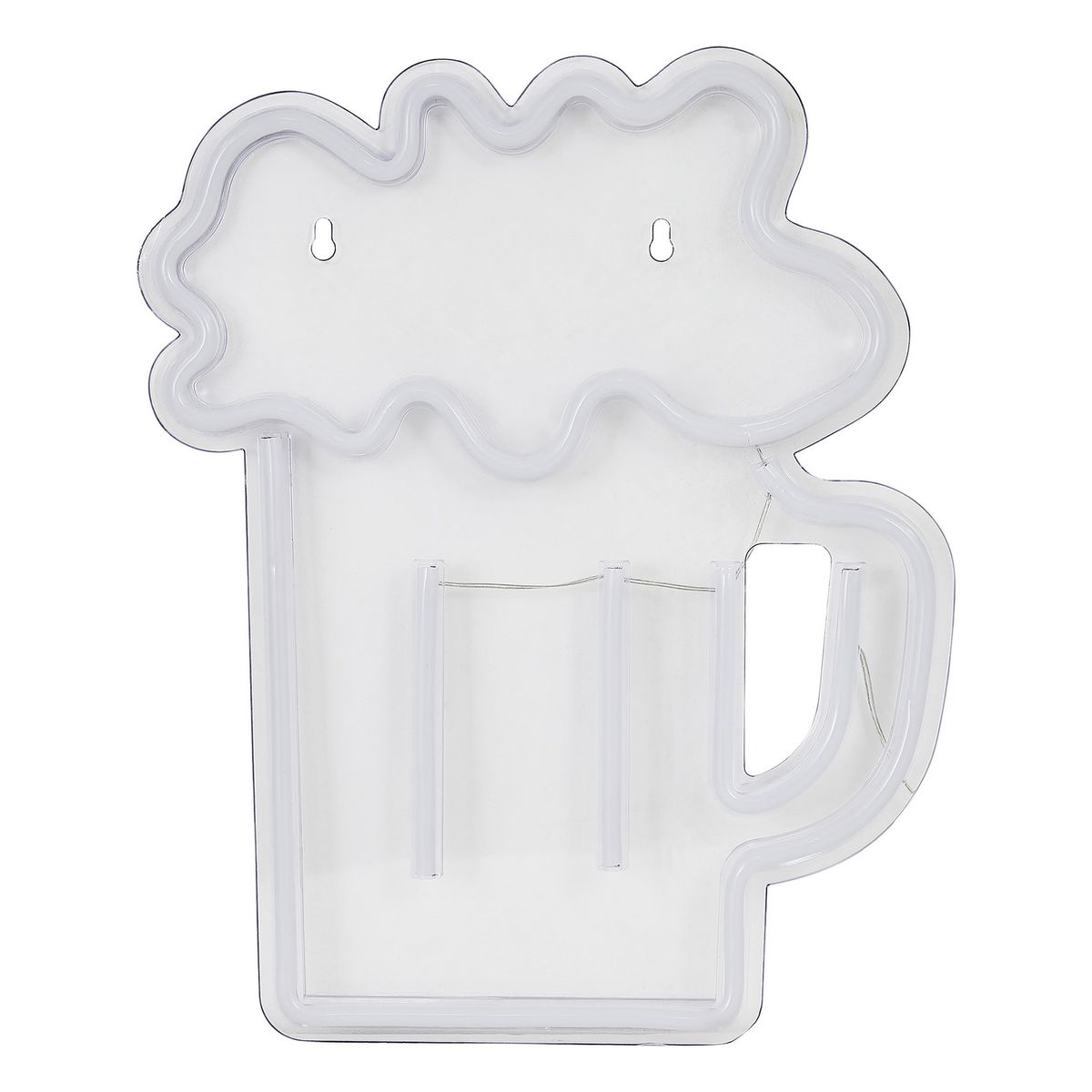 JUST HOME COLLECTION - Lámpara Led Beer Blanco 2x28 cm