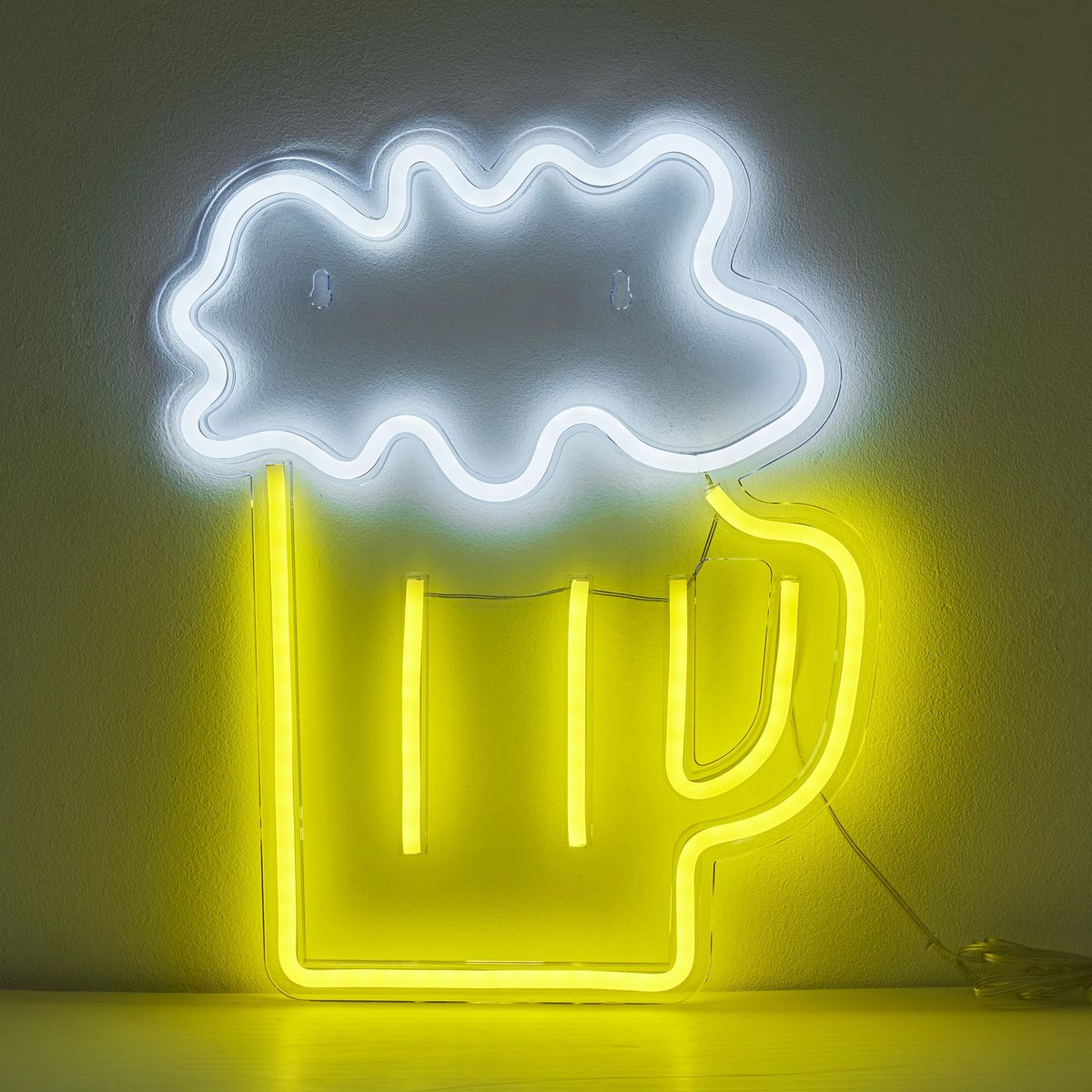 JUST HOME COLLECTION - Lámpara Led Beer Blanco 2x28 cm