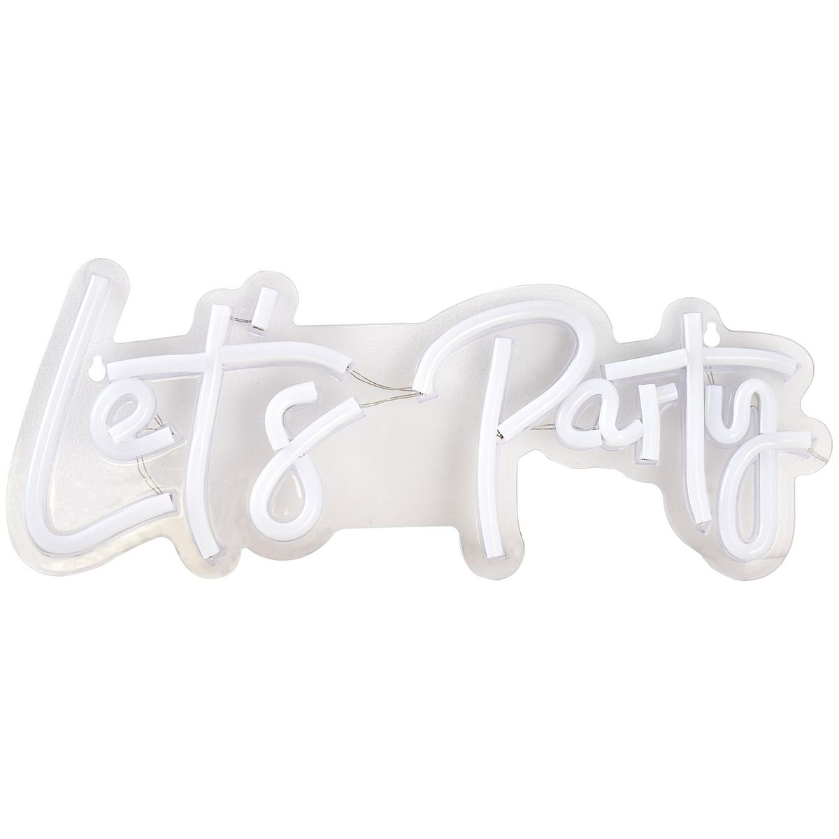 JUST HOME COLLECTION - Lámpara Led Party Blanco 2x15 cm