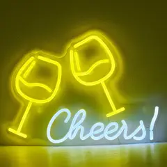 JUST HOME COLLECTION - Lámpara Led Copas Blanco 2x29 cm