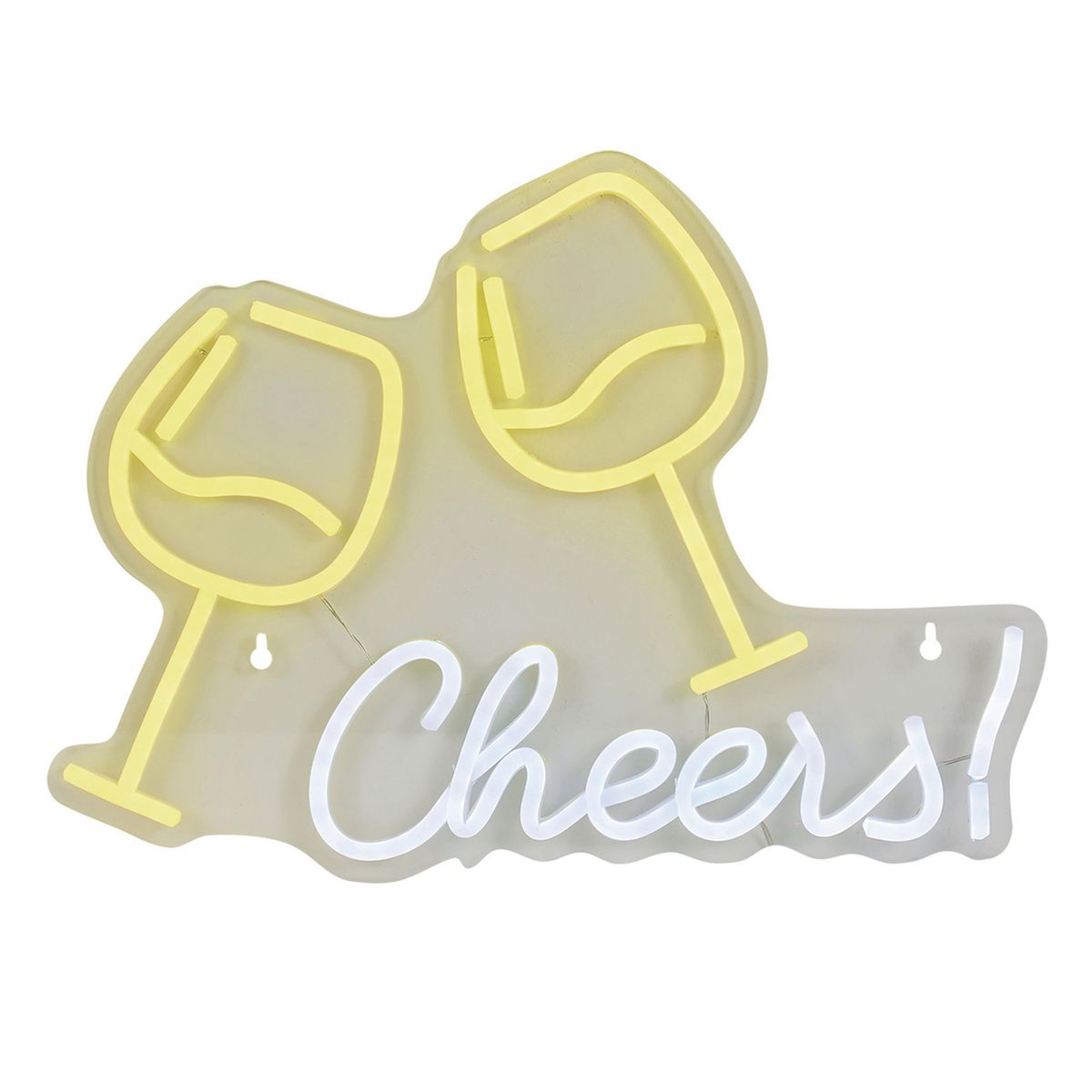 JUST HOME COLLECTION - Lámpara Led Copas Blanco 2x29 cm