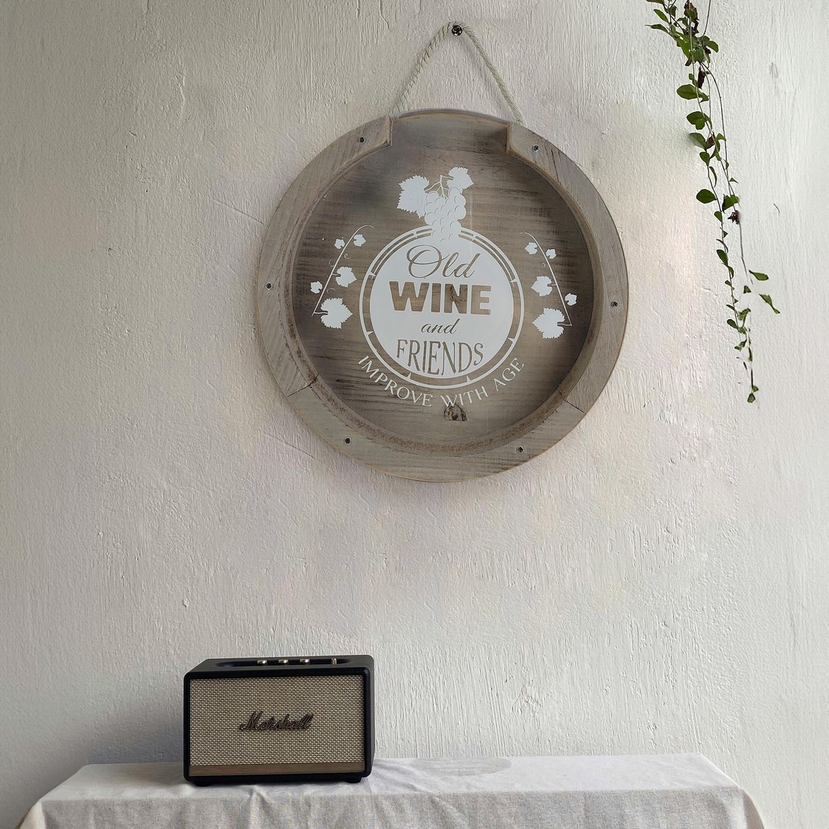 JUST HOME COLLECTION - Cuadro Old wine 3.2x28 cm