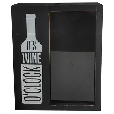 Cuadro Guarda Corcho Hora vino 7x35 cm
