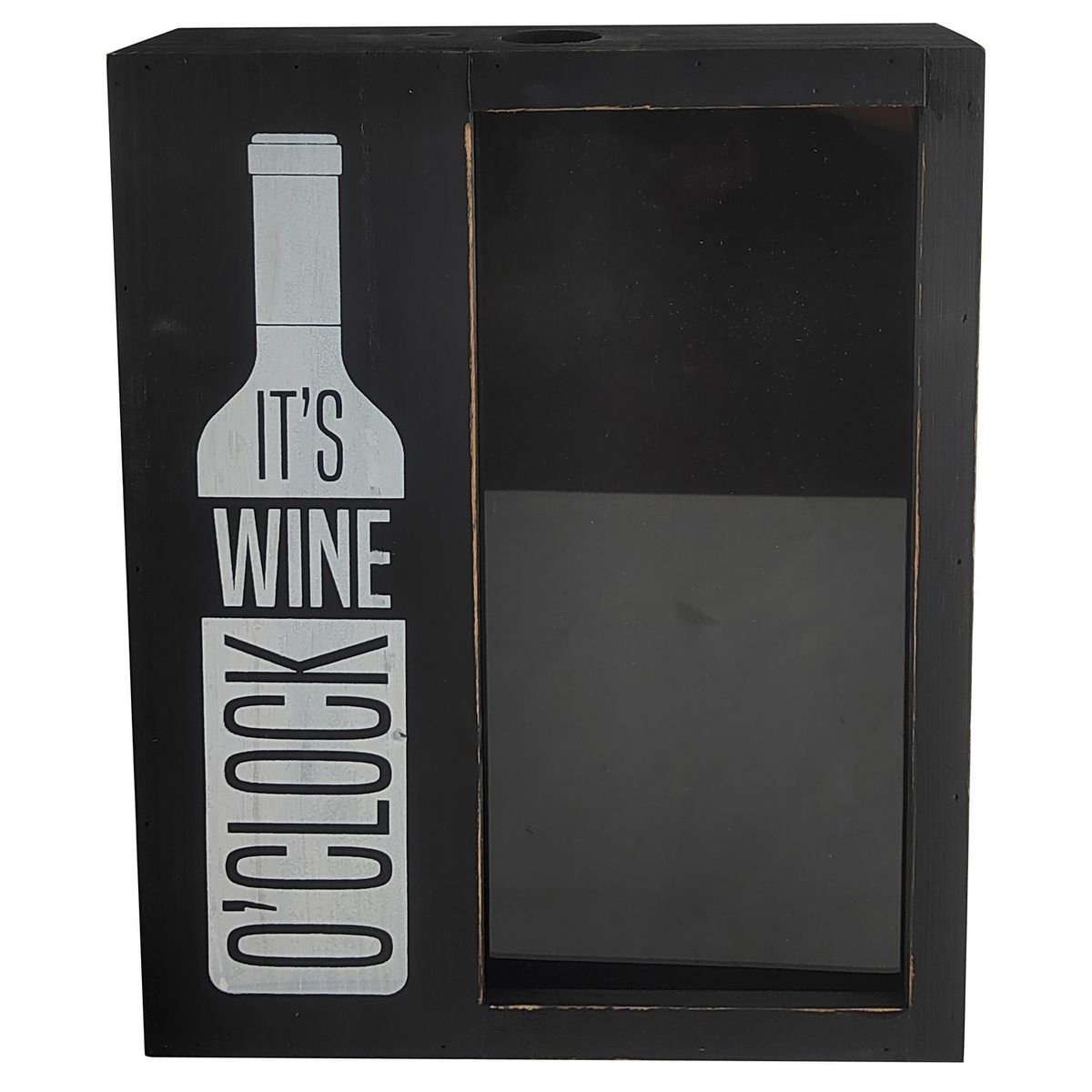 JUST HOME COLLECTION - Cuadro Guarda Corcho Hora vino 7x35 cm