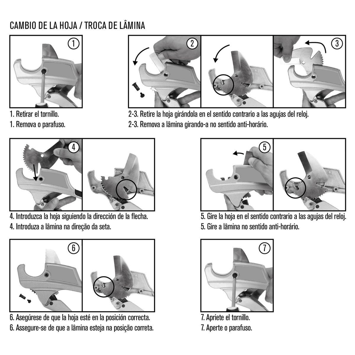 BAUKER - Cuchilla para corta tubo 42 mm