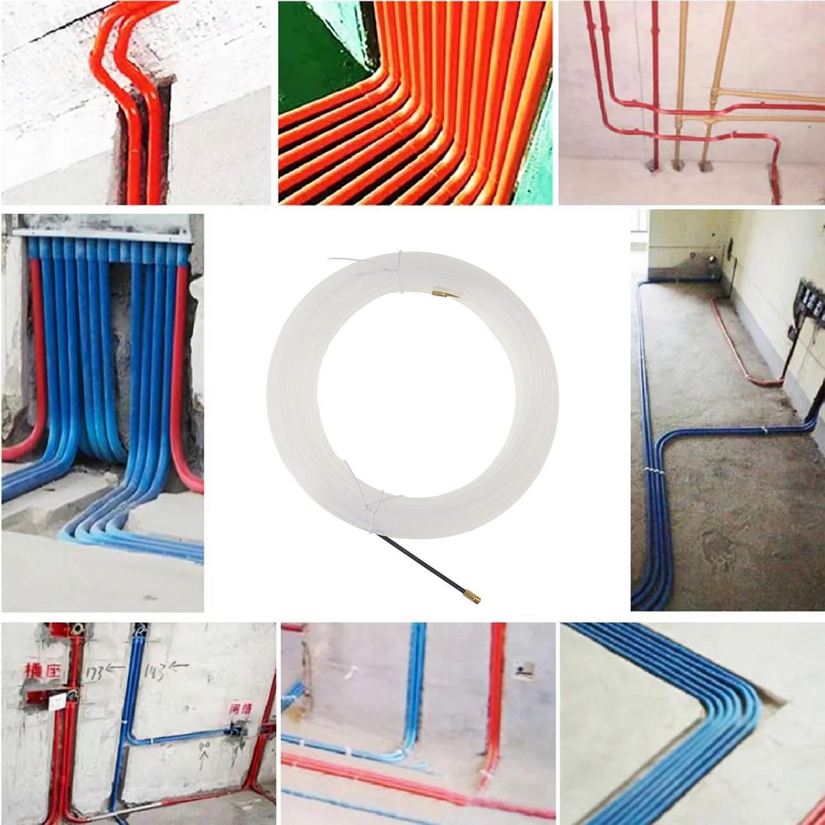 BAUKER - Pasacables nylon 10 mt