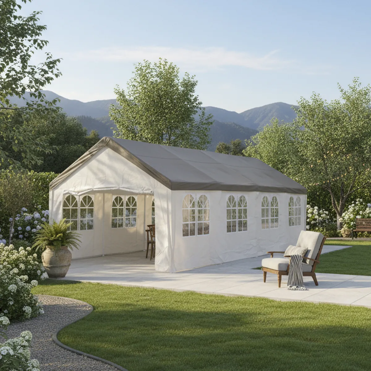 JUST HOME COLLECTION - Repuesto de techo toldo 4x8 m