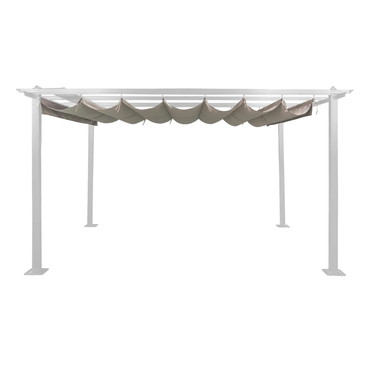 JUST HOME COLLECTION - Repuesto de techo retractil pérgola 3x4 m