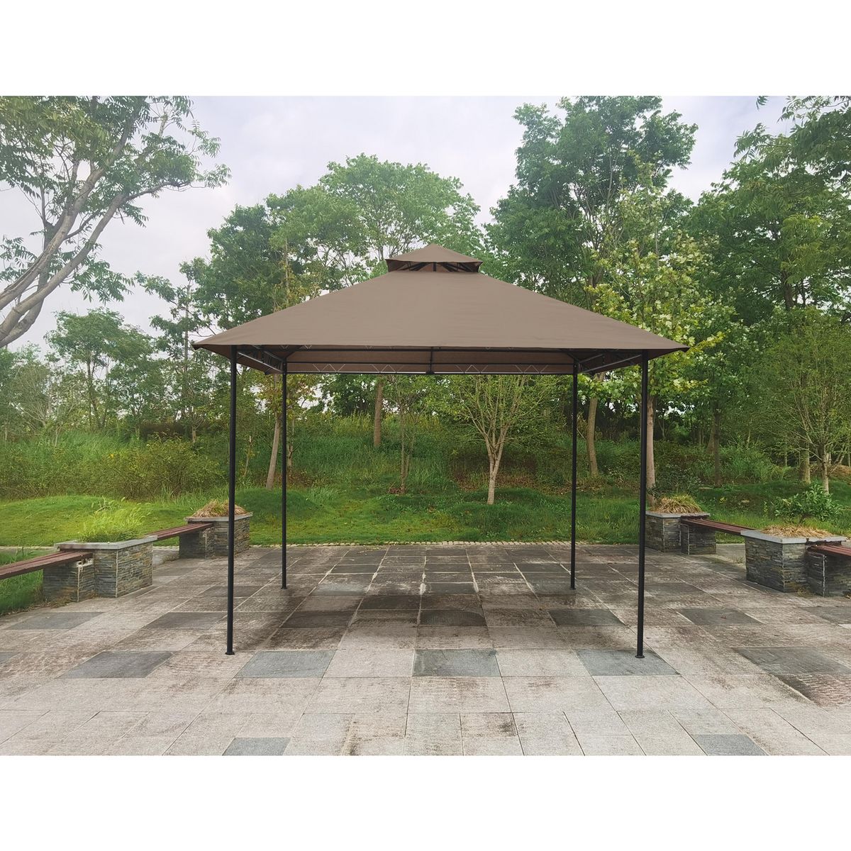 JUST HOME COLLECTION - Repuesto de techo pérgola 2,95x2,95 m