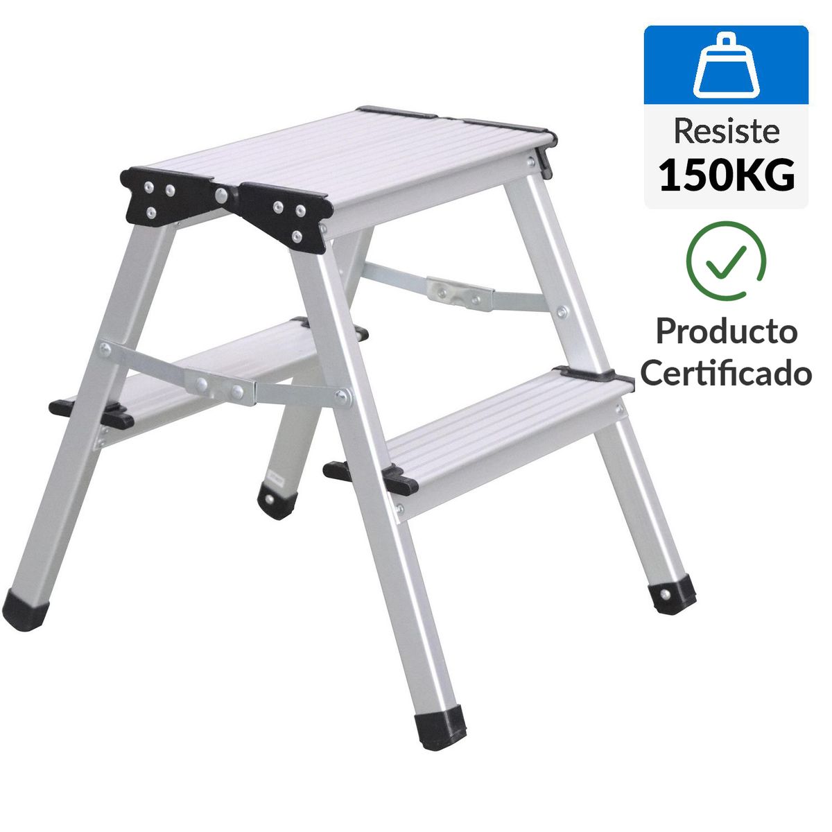 BAUKER - Piso De paso Aluminio 0.41 m 2 Peldaños