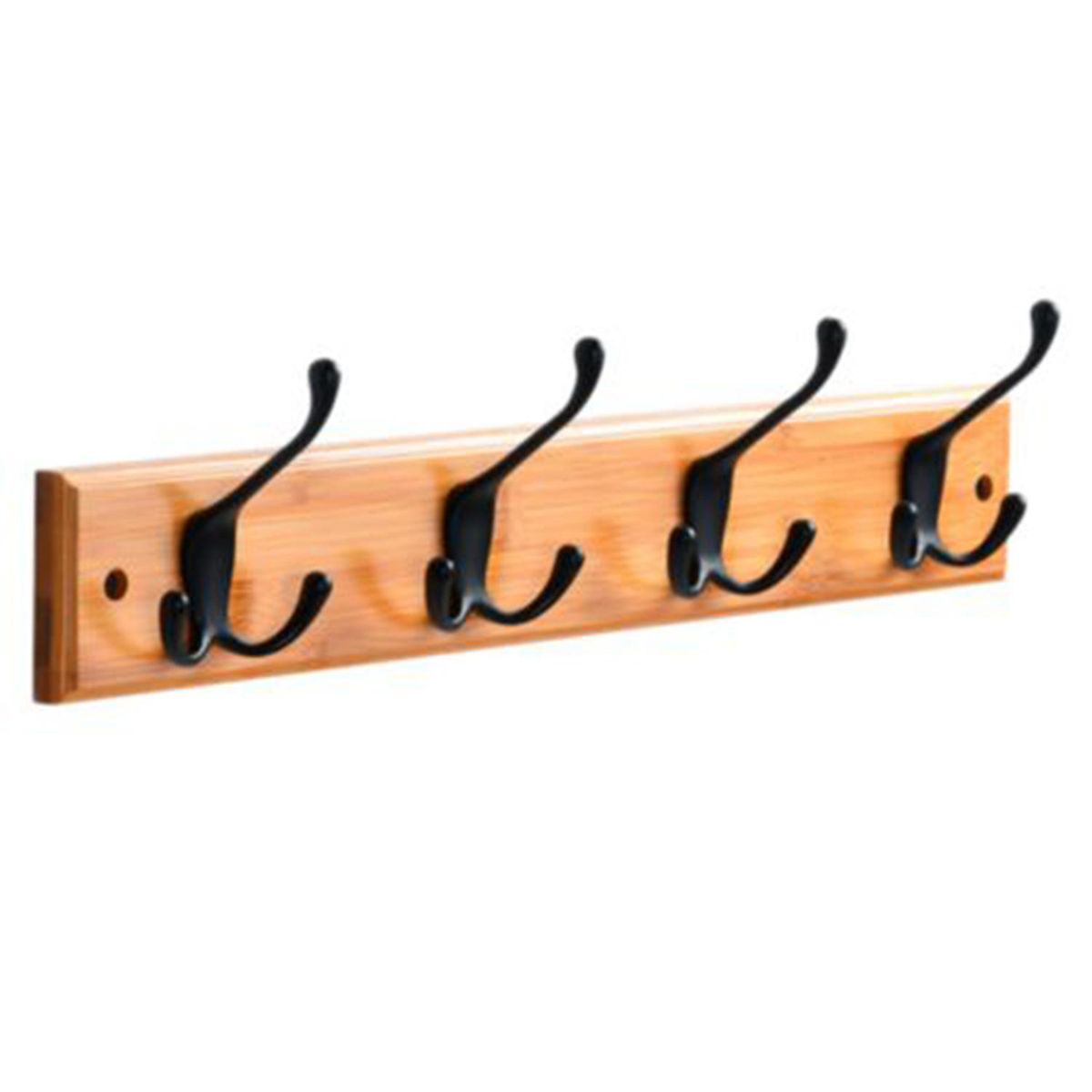 JUST HOME COLLECTION - Perchero Par Doble Zinc Negro/café