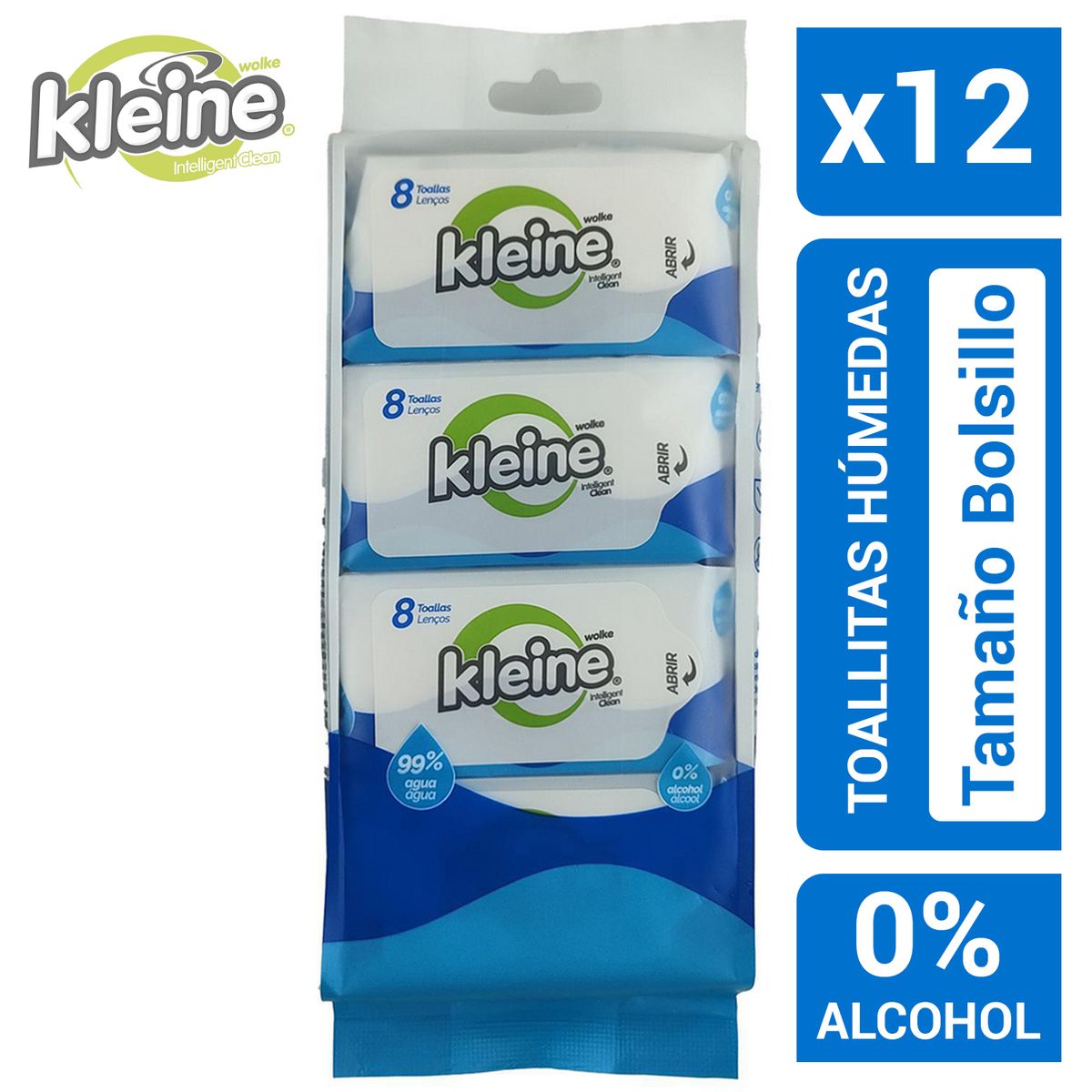  - Combo 12 Toallitas Húmedas 64 unidades